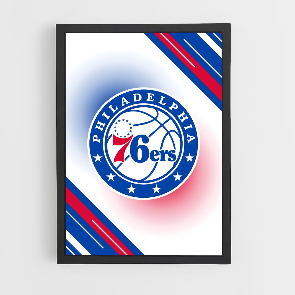 Poster Sixers Spirit – affiche Basketball (vue 2)